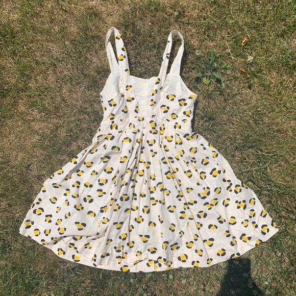 Cream Cheetah Print Dress - Picture 2 of 2
